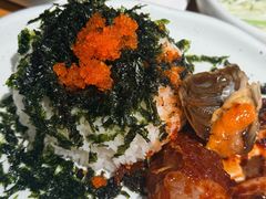 海苔包蟹饭-草家酱蟹炭火烤肉店(珲春南路一店)