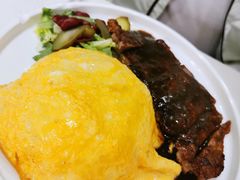 黑椒牛扒蛋包饭-锦园春香港茶餐厅(西海湾旗舰店)