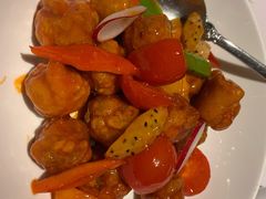 菠萝咕咾鸡球肉-玫瑰厅上海菜(兴国路店)