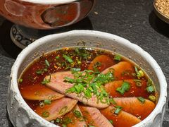 柚子醋牛舌-炉石六本目·冰鲜和牛炭火烤肉·寿喜烧店(梅江店)