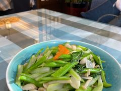 芦笋鸡枞菌-君霖海鲜私房菜(春柳店)