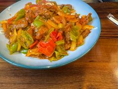 -劳动公园新疆人烤腰子