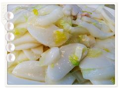 大白菜肉丝炒年糕-上海阿潘舟山海鲜店(东宝兴路店)