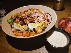 烤鸡肉考博沙拉-机器人火炉披萨