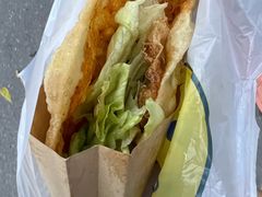 -小红车炸蛋葱油饼