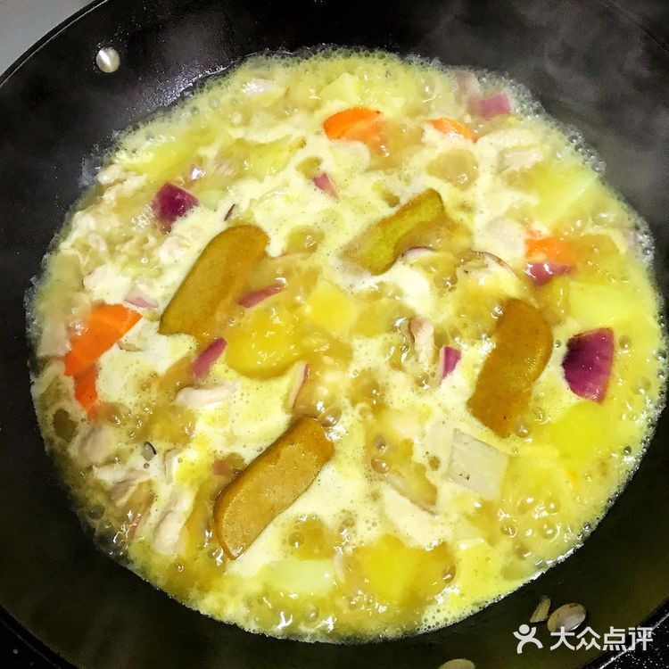 简单美味满足一大锅の咖喱鸡腿饭