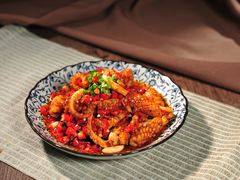 辣炒鲜鱿-虾小龙老长沙龙虾馆(坡子街店)