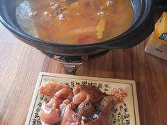 鲢鱼锅-山间农家