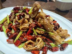 干煸肥肠-肆海小川菜酒馆Wine Bistro (青年路店)
