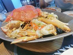 葱姜炒板蟹-蟹之国·精品蟹料理(极地店)