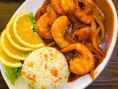 咖喱虾饭-panchos 墨西哥餐厅(嘉绿苑店)