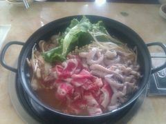 章鱼牛肉火锅！！！～-郑阿姨的家·이모네·韩料&烤肉(武川路店)