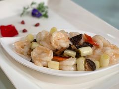 菌香虾球-鲁班张葱烧海参(马庄街店)