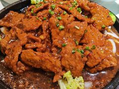 铁板黑椒牛柳-粤秀小厨·广式早茶(辽宁路店)