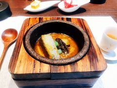 羊肚菌烧黑豆腐-无味舒食(思南公馆店)
