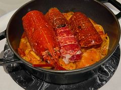 法国布列塔尼蓝龙虾意面-Le Bistrot de Racine