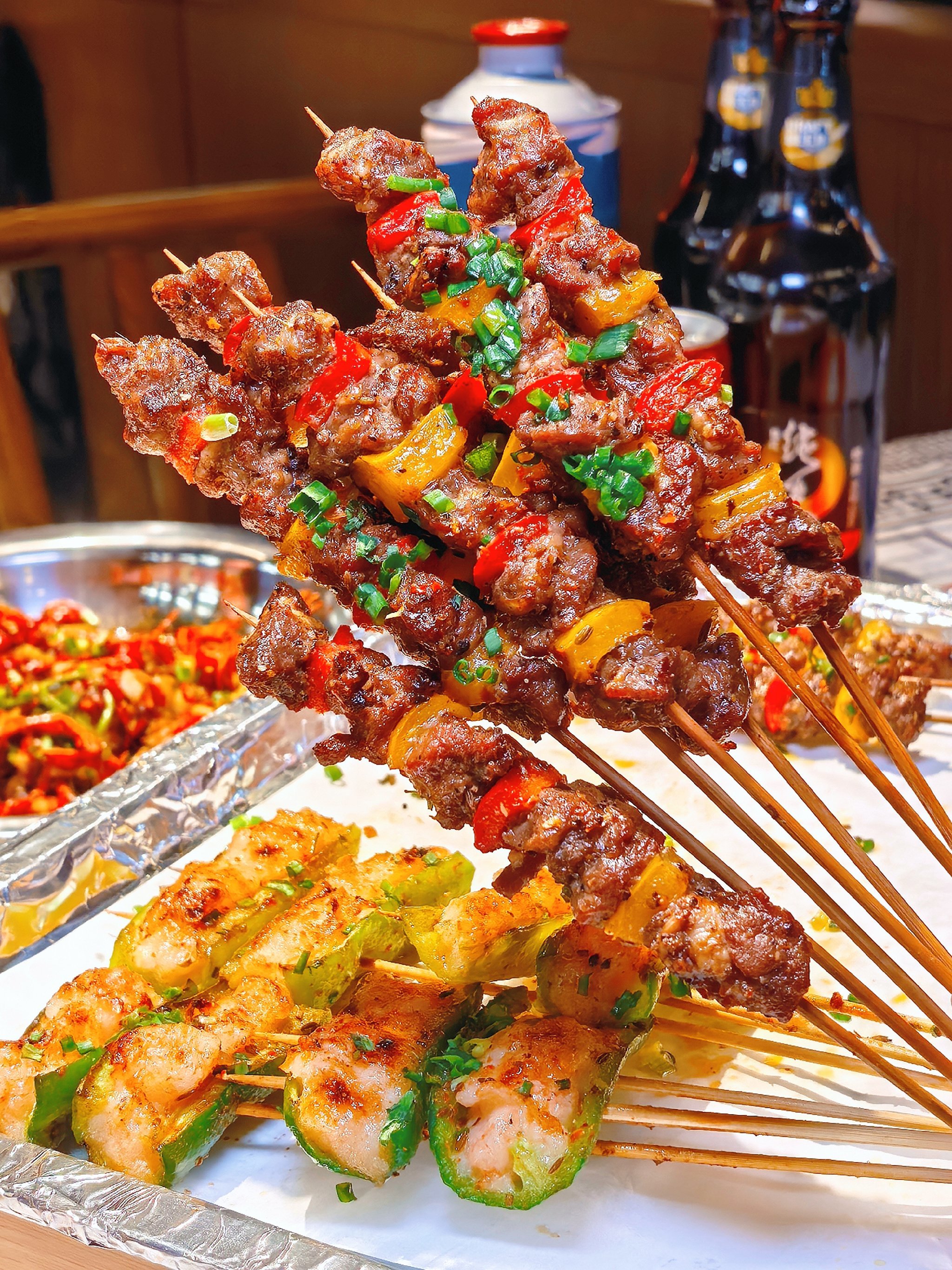 排队一小时就为了这一口烧烤