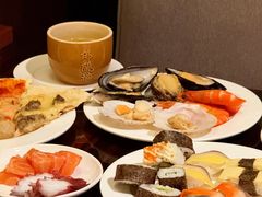 -广州万富希尔顿酒店-感趣自助餐厅·生蚝海鲜刺身