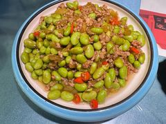 酸菜肉末炒毛豆-九锅一堂酸菜鱼(石家庄先天下店)