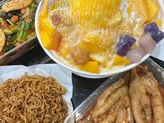 芒果芋圆牛奶绵绵冰-水牛奶皇后糖水铺(深圳总店)