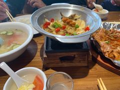 -东来菜馆•手抓海鲜家常菜•海鲜锅贴(鸽子窝店)
