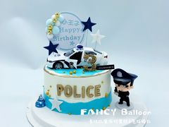-卡比儿童蛋糕·心意定制·低脂零卡糖动物奶油FancyBALLOON(滨海店)