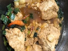 豆腐配虾-小乡小镇·传承桐庐土菜·老板亲自烧的菜