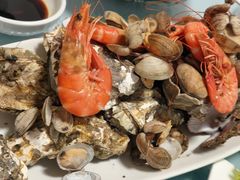 -宾朋海鲜·特色美食餐厅·纯手工鲅鱼水饺·地道的蓬莱菜(兴海路店)