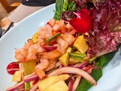 版纳青芒果舂虾仁-老滇山寨•云南特色菜•地方菜•民族风情歌舞表演(金碧店)