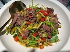 小炒黄牛肉-花椒俏川菜小馆(南海万达店)