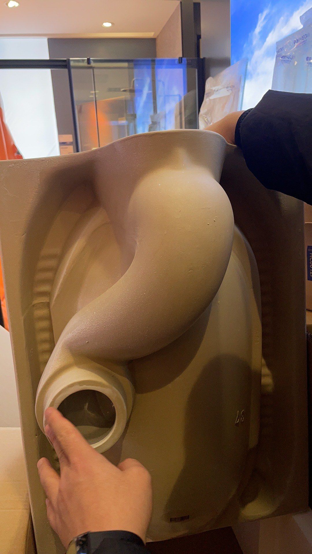 造型别致的蹲便器