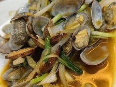 姜葱炒海贝-覃记海鲜美食餐厅