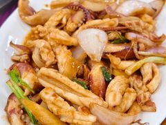 爆炒鱿鱼-盈田盈粥庄(博山东路店)