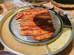 辣椒酱五花肉-姜虎东白丁烤肉(虹桥天地店)
