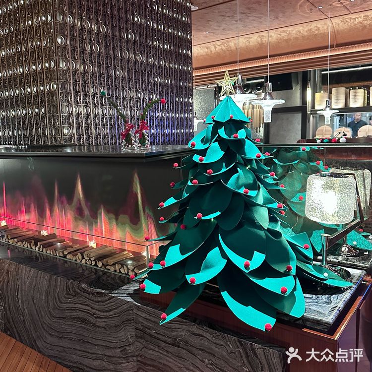 在万象城吃到了圣诞主题的漂亮饭