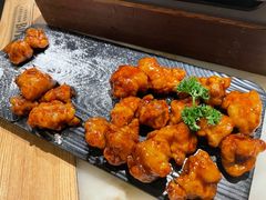 雪花糖醋里脊-绿茶餐厅(西单老佛爷店)
