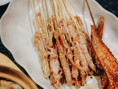 烤猪肉-何妹湿辣牛肉·粤式烧烤砂煲(桂雅路店)