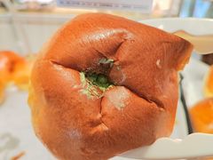 抹茶黄油豆馅面包-烘焙町面包店(西四店)