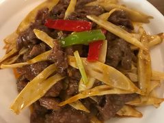 笋尖炒牛肉-台上设计餐厅(歌华大厦店)
