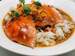 泡菜肉饼蒸梭子蟹-瓯菜排档·温州海鲜(玕南店)