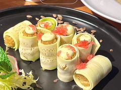 西葫芦牛蒡卷-汝是素•文创素食馆(金月湾店)