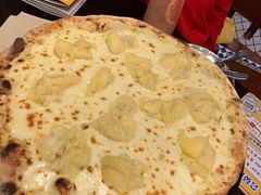 榴莲果肉披萨-机器人火炉披萨