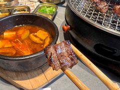 -草家酱蟹炭火烤肉店(珲春南路一店)