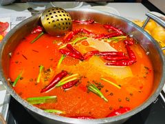 骨汤虫草花锅底-许府牛火锅(信义坊总店)