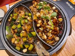 宫保鸡丁烤鱼（清江鱼/斤）-锦尚阁烤鱼•天津菜(宣武门胡同店)