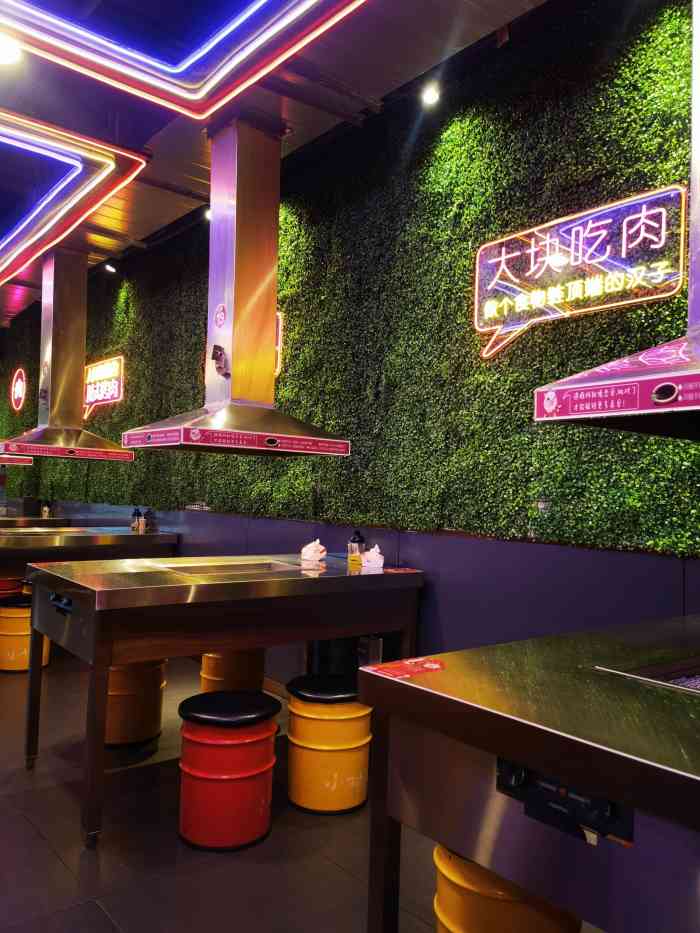 小猪查理川式烤肉(芳星园店)-"有趣的小插曲,吃着吃着突然店里停电