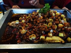 宫保鸡丁烤鱼（清江鱼/斤）-锦尚阁烤鱼•天津菜(宣武门胡同店)