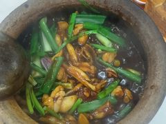 宫保田鸡-长城砂煲田鸡粥