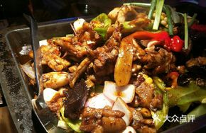 Charcoal-Grilled Frog with Pickled Chili Hot Pot