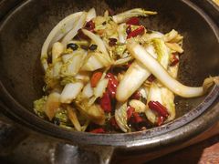 煲仔豆豉娃娃菜-绿茶餐厅(华联万柳店)